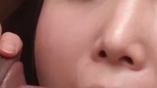 Two schlongs for Megumi Shino's throat for a super-hot Japanese blowage - warm JAV!