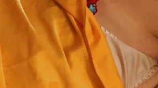 2219 (02) - Amateur French Couple, Clothed Sex, Satin Lingerie, Rimming, Doggystyle