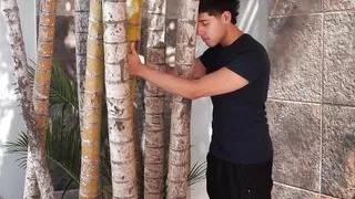 Dirty Latina Petite in Threesome with BF and Yoga Instructor