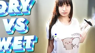 Wet Tshirt for Youtube. Wet vs Dry with Elixir Elf