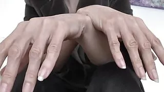 Beautiful Long Fingernails and Hand Close-ups