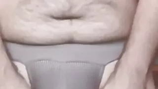 Test Sexy Grey Briefs With Jockstrap