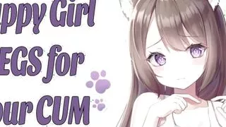 ASMR - Puppy Girl BEGS you to POUND her!! - Female Moaning & Slutty Whimpers