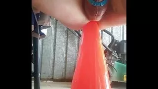 Getting my ass filled with objects