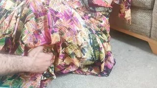 ndian Milf having Romantic sex on the floor and gets creampied with office guy