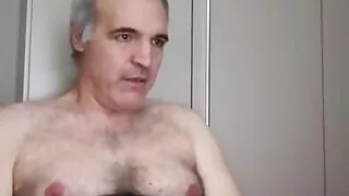 A Nice Handjob at Night with Cumshot