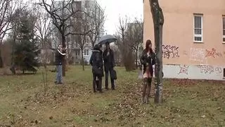 Petite Redhead German babe fucked hard on the bed