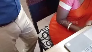 Wife Fucking Manager in Office Cabin