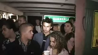 Jello party coed sluts wrestle in voyeur party scene