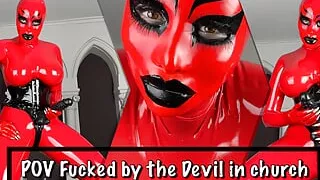 POV Fucked by the Devil in church