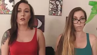 Sinn Sage And Her Friend Samantha Grace Stripping Naked!