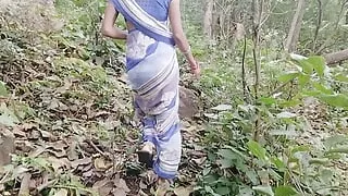 Hot sexy girl was alone in forest when a stranger was came there and ask her pussy and fucking hard and best blowjob with audio