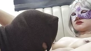 Licking pussy so satisfied!