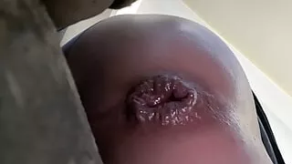 Trying to fist my ass
