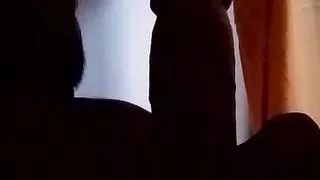 Taking out the spit from the mouth, wet the with spit