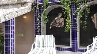 Two horny shemale Nicolly Pamtoja and Juliana Leal with the stud