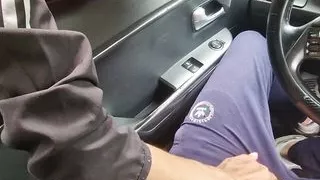 Roadside fucking of a stranger right in a car on the side of the extreme