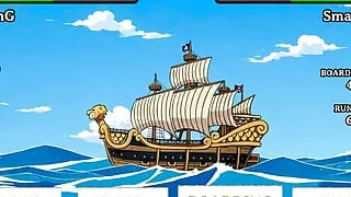 Lusty Buccaneers Parody Hentai Game Ep.2 Nami is stripping for the right amount of gold !