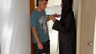 My shy stepsister dresses up as a magician to seduce me with her powers and fuck me very hard until she gets my delicious milk