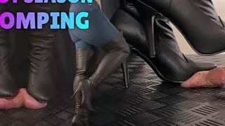 Starting Boot Season Stomping Your Genitals - Cock Balls Crush Trample, Shoejob, CBT, Trampling, Bootjob
