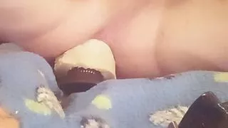 Mellissa takes her dildo deep