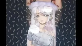 Fucking My Monster Dildo in My Dolly Dress and Printed Pantyhose