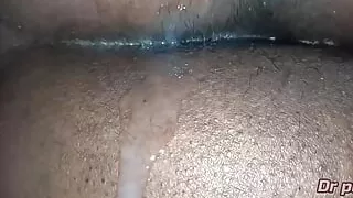 Dr Pussy2 - Married Ebony Has Her Ass Full of Semen for the Cuckold to See