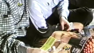 Lustful couple shows off in an amateur porn video 90s - Sex