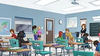 summertimesaga kissing with teacher, caught mastrubating by stepmom, nude photoshoot with stepsister