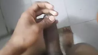 About to Cum in the Bathroom