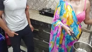 Indian Desi Bhabhi Fucked Hard by Her Devar First Time in kitchen