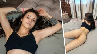 Amateur Brunette Teen Plays Her Pussy Like A Banjo - Hot Amateur Solo Masurbation 3D Porn