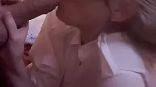 Sweetits milf wife sucks, gets undressed and pussy rubbed