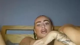 Slutty Emo Whore Fingers Herself HARD