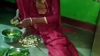 After eating bitter gourd curry, the fun of getting the ass, the husband hit my ass