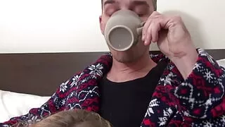 Amber Deen, Ricky Stone and Victoria Summers in bathroom