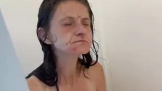 I Brought a Street Ho Home, Cleaned Her up, and Fucked Her. Sucks and Fucks in the Shower.