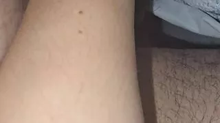 Step son after dinner get a handjob from step mom