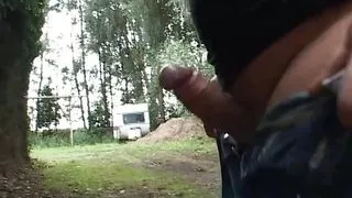 Boy fucks the hell out of this hot blonde German babe's ass