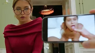 Cheating Wife Jumps on Huge Cock for His Silence POV