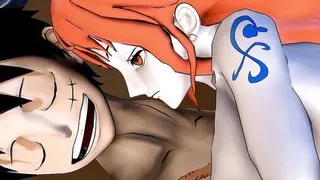Nami Teaches Luffy What Sex Feels Like