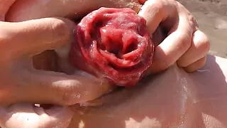 Sindy Rose Fisting Her Ass in Rocky Valley & Anal Prolapse