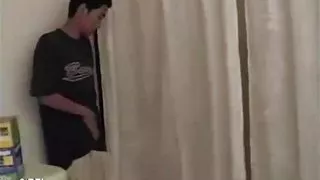 Asian small-titted chick likes handjob and ending on their boobs 2 scenes in 1