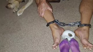 Showing off our feet for Halloween