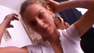 Blonde MILF slut gets her ass fucked by stranger