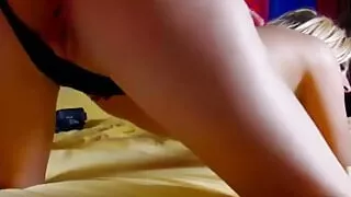 Casting sex tape with blonde anal slut