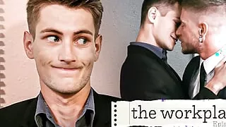 Hot Guys Secretly Hookup In Gay Office Parody - DisruptiveFilms