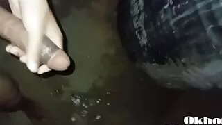 I masturbated while washing my clothes at night