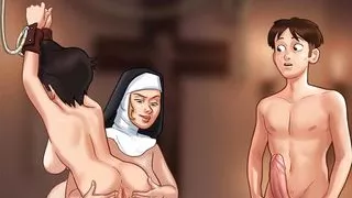 Summertime Saga - Cookie Jar - All Sex Scenes Only - Sister Angelica #2 Part 8