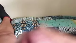 Wanking in My Blue Hanes Boxer Briefs